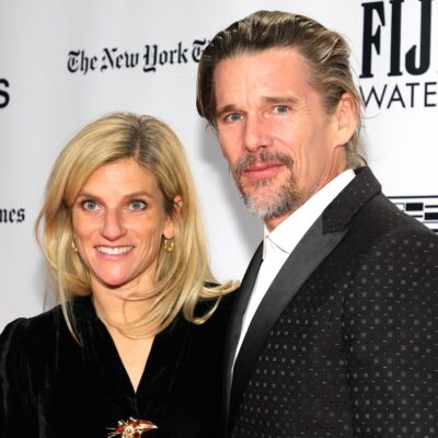 Ethan Hawke and his wife, Ryan, at the Gotham Awards in 2021