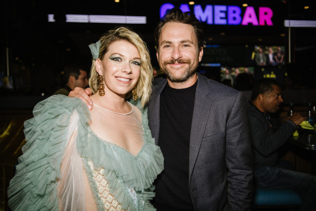 HOLLYWOOD, CALIFORNIA - SEPTEMBER 24: Mary Elizabeth Ellis and Charlie Day attends FX's "It's Always Sunny In Philadelphia" Season 14 after party on September 24, 2019 in Hollywood, California. 