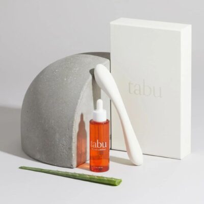 The Tabu Kit complete with personal massager and lubricant