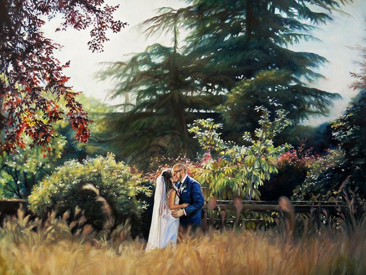 Paint Your Life wedding portrait