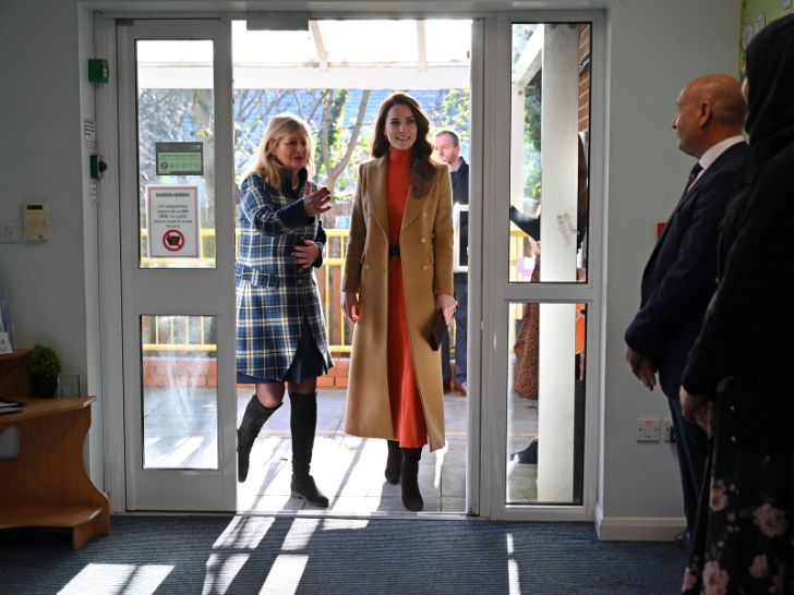 Kate Middleton visiting Foxcubs Nursery in 2023