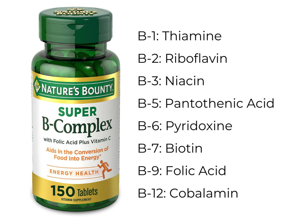 Vitamin B complex bottle Nature's Bounty