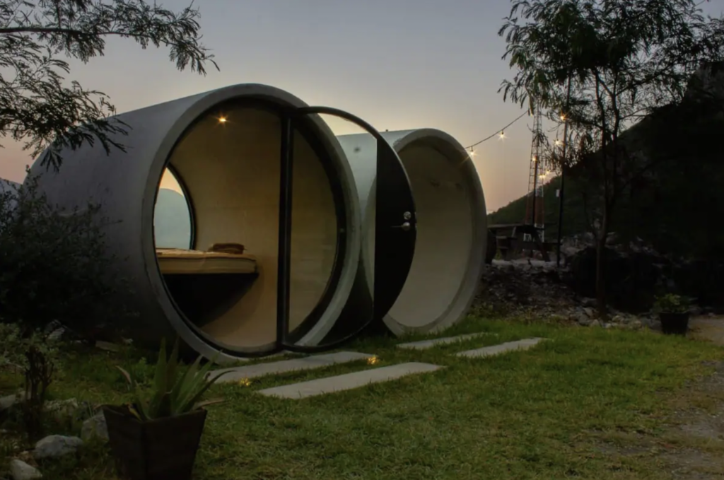 A photo of a dome house on airbnb in Mexico